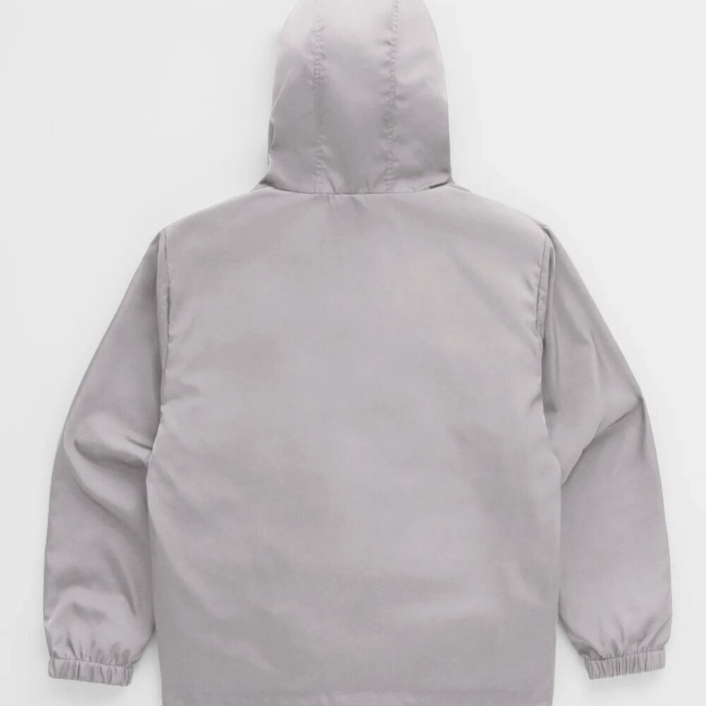 NEW Madhappy REI Nylon Anorak Women / Unisex Windbreaker Jacket Silver M - Picture 2 of 3